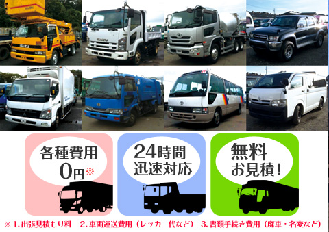 各種費用0円。24時間迅速対応。無料お見積！